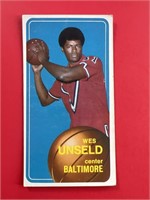 1970 Topps Wes Unseld Card #72