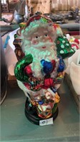 Hand Blown Glass Santa 14 inches tall