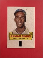 1966 Topps Rub-Offs Ernie Banks Cubs