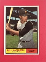 1961 Topps Bill Mazeroski Card #430 Pirates