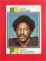 1973 Topps Jack Tatum Rookie Card Raiders