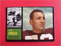1962 Topps Lou Groza Card #32 Browns