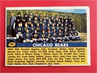 1956 Topps Chicago Bears Team Card #119