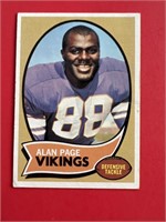 1970 Topps Alan Page Rookie Card Vikings