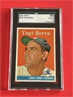 1958 Topps Yogi Berra SGC 4
