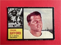 1962 Topps Frank Gifford Card #104