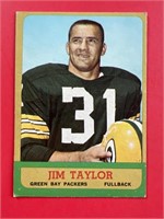 1963 Topps Jim Taylor Card #87 Packers