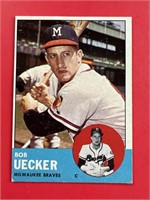 1963 Topps Bob Uecker Card #126