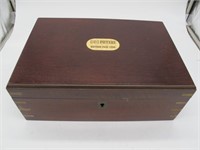 PIFFERS KHYBER-PASS 1880 WOODEN BOX W/ TRAY & KEY