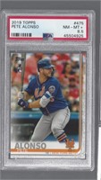 PETE ALONSO GRADED 8.5 NM+ 2019 TOPPS ROOKIE