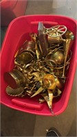 Tub of brass approximately 50 lbs