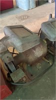 Vintage Delta triple duty bench grinder