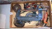 Assorted lot of C-clamps
