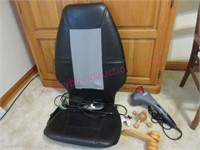 Chair massager & 3 other back massagers (office)