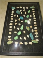 FRAME OF TURQUOISE BEADS