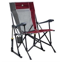 GCI Outdoor RoadTrip Rocker Chair, Cinnamon/Pewter