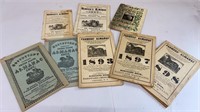 Almanac’s from the late 1800’s