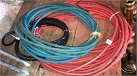 Assorted lot of air hoses