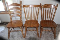 3-Oak Chairs