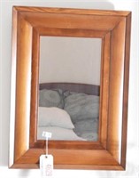 Lot #4629 - Pine framed ogee Wall mirror