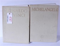 Lot #4787 - (2) books: Leonardo Davinci and