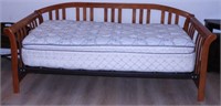 Lot #4829 - Contemporary Cherry finish day bed
