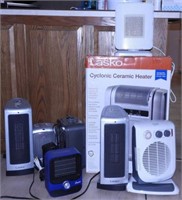 Lot #4855 - (9) electric home space heaters by