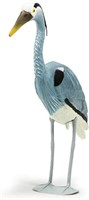 Blue Heron Bird Decoy for Pond