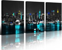 Black and White Wall Art New York Canvas