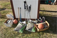 2-BAGS ICE MELT & SPORTING ITEMS ! -OS