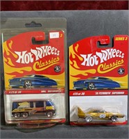 2 2006 Hotwheels classic die cast cars
