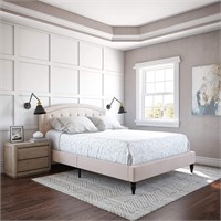 New DeCoro Wellesley Upholstered King Bed Frame
