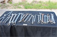 Combination Wrenches aprox 19pcs