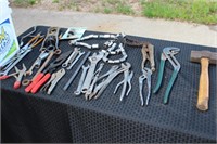 Tools, Sledge Hammer, Slip Joint Pliers,