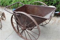 Steel Wheeled Wheelbarrow (As Is! Very Rusty)