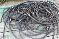 Pile of Hydraulic w/hoses & Gauge