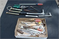 Side cutters, screw drivers, hitch pins,