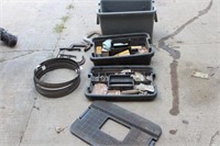 Craftsmen tool box, C-clamps