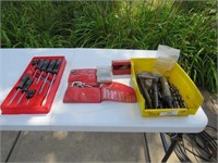 Misc Drill Bits, Allen Wrenches, Screwdrivers