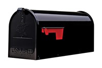 Solar Group E11B Black Elite Premium Steel Mailbox