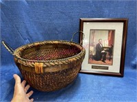 Basket w/ Abraham Lincoln picture