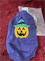 Halloween Dog Sweater- med