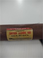 Antique shotgun cleaning rods and original case