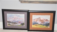 2- WATER COLOR PAINTINGS ! -BR-2