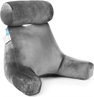 ZOEMO BedRest Reading Pillow w/Arm &Neck Rests