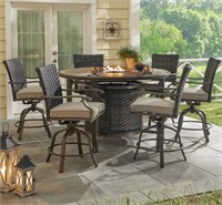 Portsmouth 7-Pc. High Dining Fire Table Set