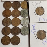 (43) - MIXED LOT OFLINCOLN PENNIES