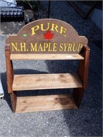 NH MAPLE SYRUP DISPLAY 27 X 33 TALL