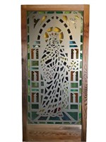 Large Stained Glass Art Panel