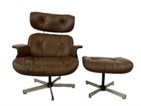 Plycraft Eames Style Chair & Ottoman